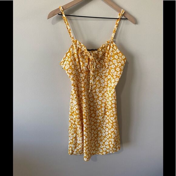 ZAFUL Floral Print Front Tie Mini Sundress - Picture 4 of 11